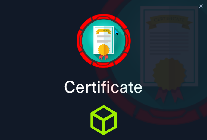 certificate.htb